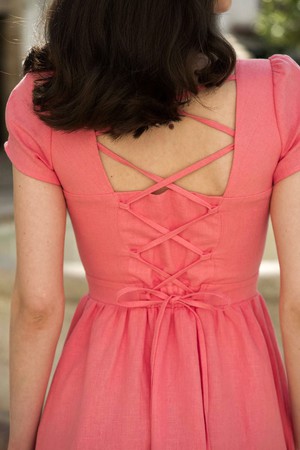 Estelle Button Down Linen Dress from GAÂLA