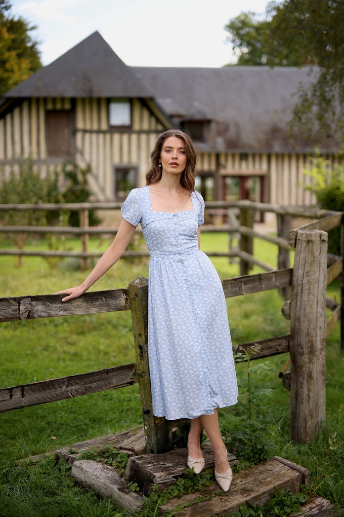 Estelle Cap Sleeve Midi Dress from GAÂLA