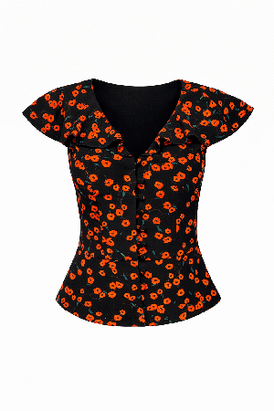 Milena Flounce Blouse from GAÂLA