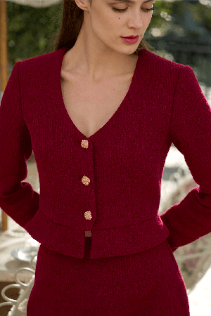 Milana Cotton Tweed Two Piece from GAÂLA