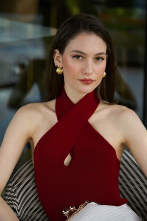 Amanda Halter Knit Top from GAÂLA