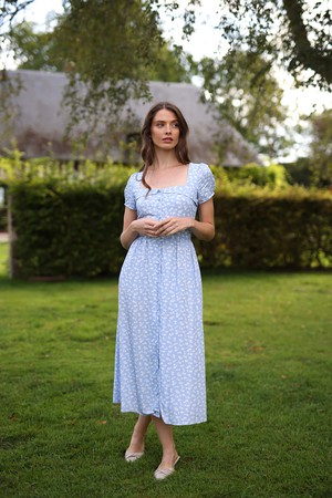Estelle Cap Sleeve Midi Dress from GAÂLA