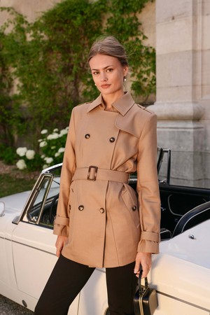 Leanne Short Trench Coat from GAÂLA