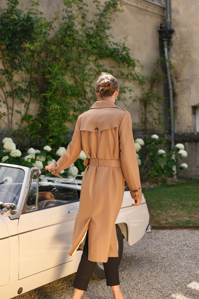 Kelianne Wool Trench Coat from GAÂLA