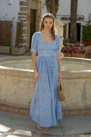 Maxi Lacey Dress from GAÂLA