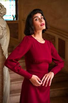 Jolie Silk Dress via GAÂLA