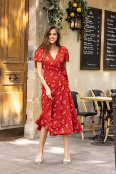 Arlette Wrap Dress via GAÂLA