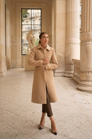 Evelyn Wool Coat from GAÂLA