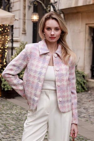 Melanie Wool Short Coat from GAÂLA