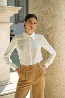 Alexandra Silk Blouse via GAÂLA