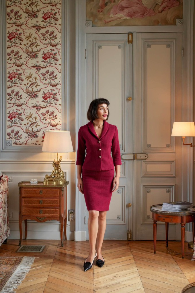 Margaux Cotton Tweed Two Piece from GAÂLA Margaux Cotton Tweed Two Piece from GAÂLA