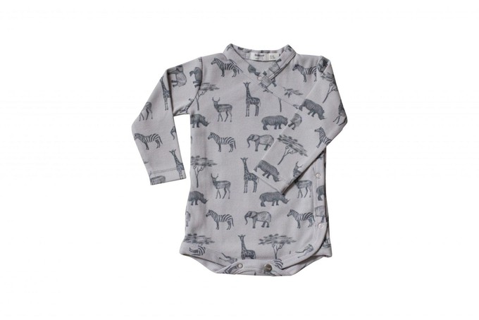 Strampler 100% Bio-Baumwolle – Safari Grey from Glow - the store