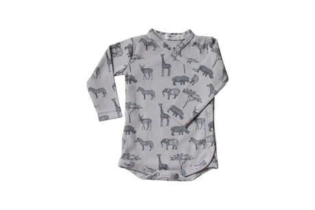 Strampler 100% Bio-Baumwolle – Safari Grey from Glow - the store