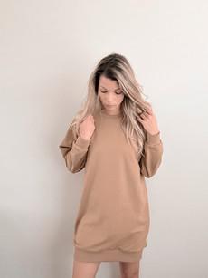 Pullover Kleid – Sand from Glow - the store
