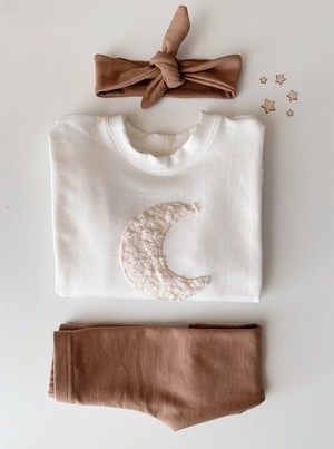 Oversize-Pullover Moon – Ecru from Glow - the store