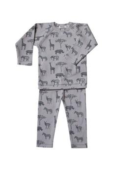 Kinderpyjamas aus 100% Bio-Baumwolle – Safari Grey via Glow - the store