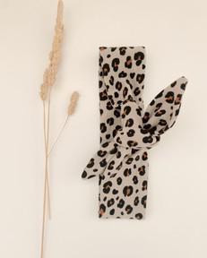 Knopfhaarband Bio-Baumwolle – Leopard from Glow - the store