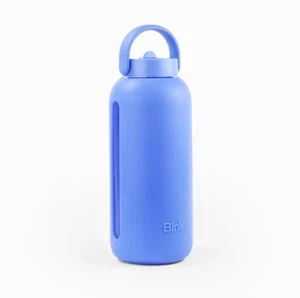 Trinkflasche aus Glas | GROSSE FLASCHE | 1000ml | Kornblume from Glow - the store