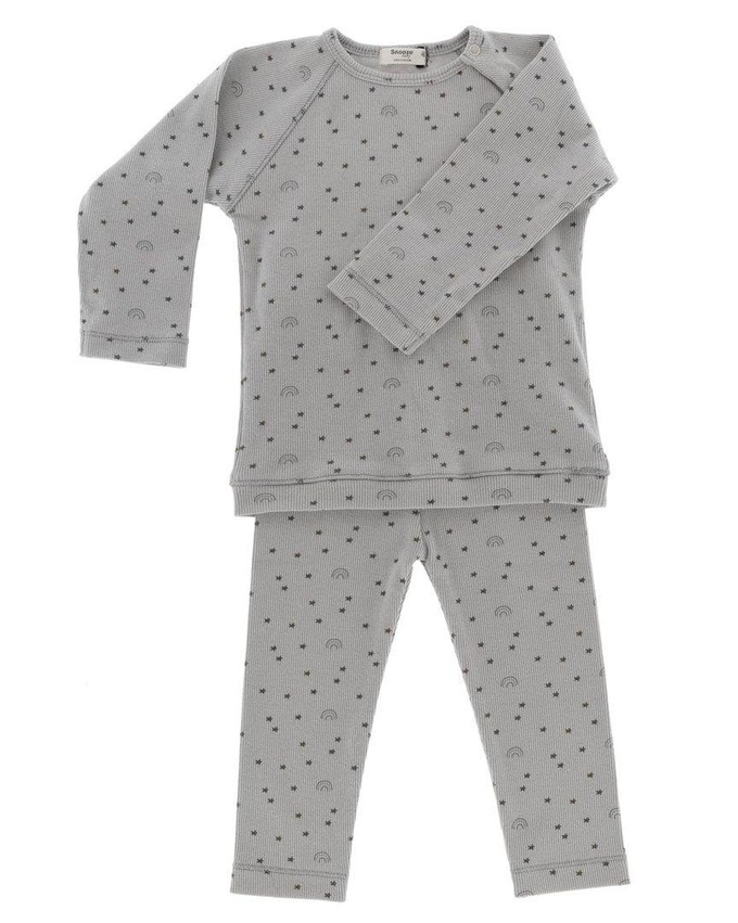 Kinderpyjamas aus 100% Bio-Baumwolle – Green Rainbow from Glow - the store