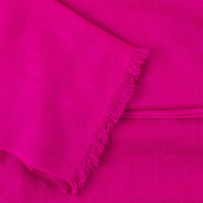 Fuchsia Pink Cashmere Scarf from Heritage Moda