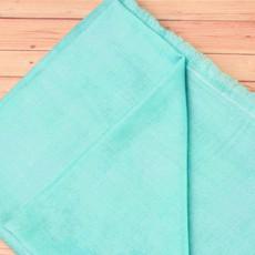 Summer Blue Turquoise Cashmere Scarf via Heritage Moda