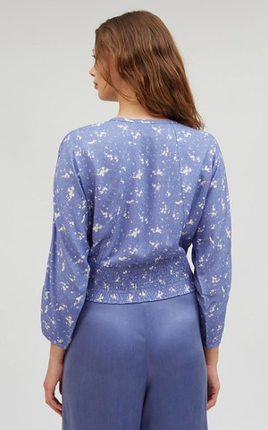 Blouse Eria Cosmos Print from Het Faire Oosten