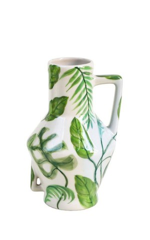 Vase Handpainted Jungle from Het Faire Oosten