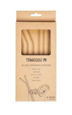 Straws Glass Set of 6 – Colorless via Het Faire Oosten