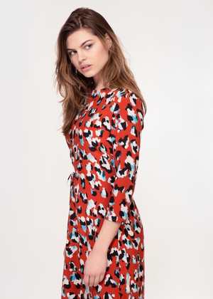 Azalea Dress in Animal Print from Hide The Label