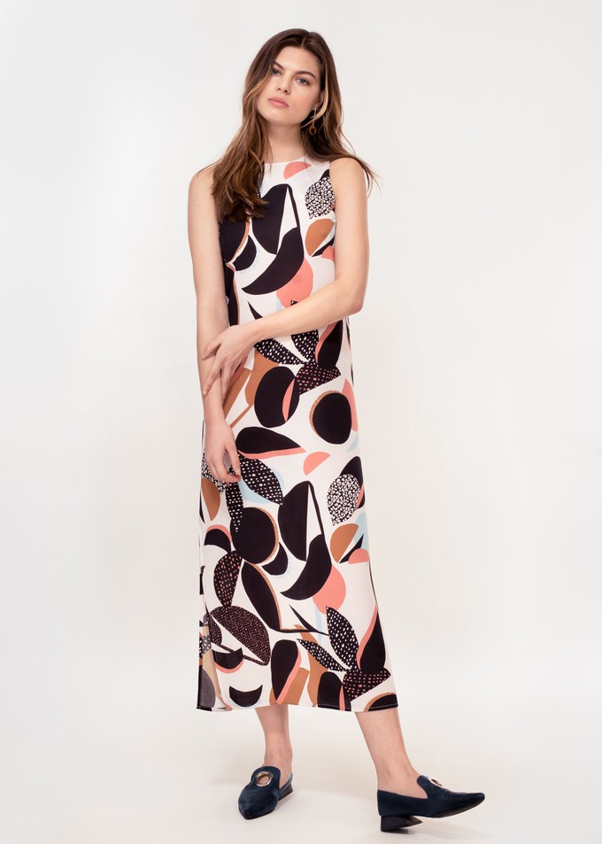 Thalia Dress in Abstract Floral Print from Hide The Label