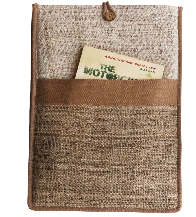 Wild Nettle and Hemp Laptop case from Himal Natural Fibres