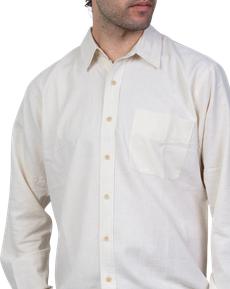 Hemp and Organic Cotton Oxford Shirt via Himal Natural Fibres