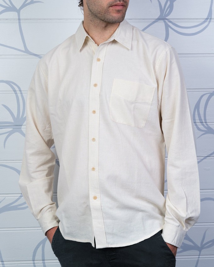 Hemp and Organic Cotton Oxford Shirt from Himal Natural Fibres