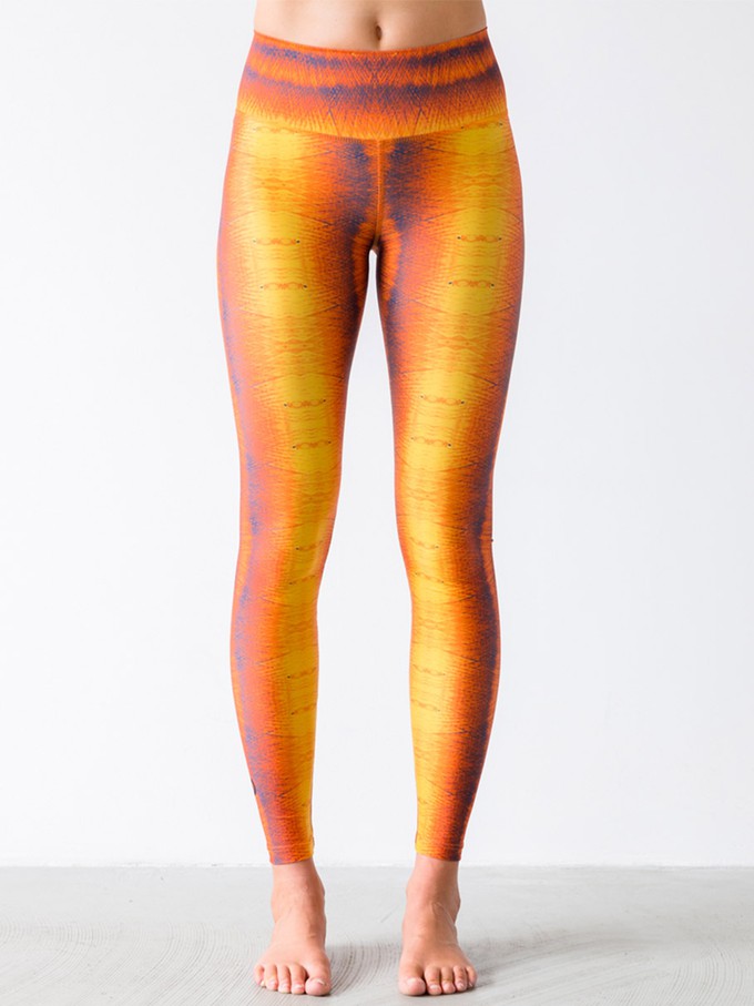 Yoga Pants Winddrawings Yellow from Hoessee