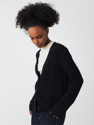 Grobe Strickjacke from Honest Basics