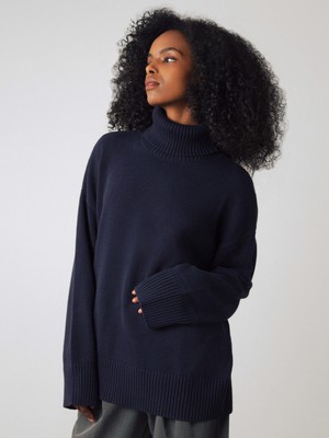 Chunky Rollkragenpullover Frauen from Honest Basics