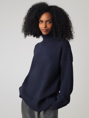 Chunky Rollkragenpullover Frauen from Honest Basics