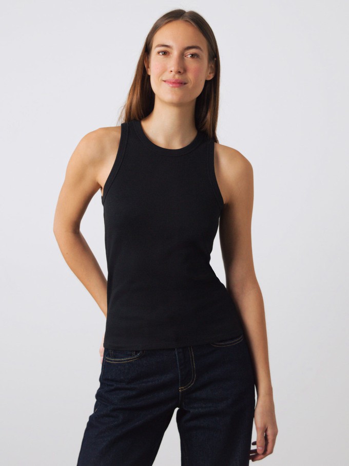 Geripptes Racer-Top from Honest Basics