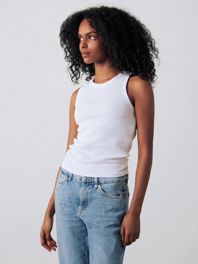Geripptes Racer-Top from Honest Basics