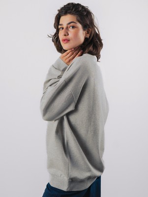 Leichter Rundhalspullover Frauen from Honest Basics