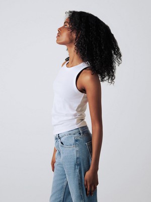 Geripptes Racer-Top from Honest Basics