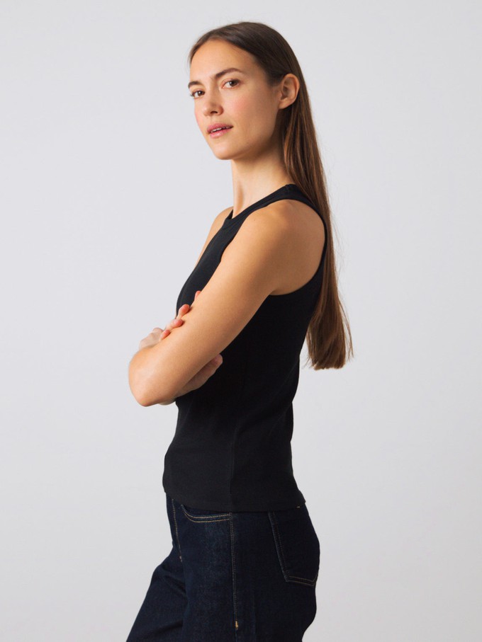 Geripptes Racer-Top from Honest Basics