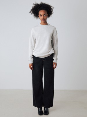 Leichter Rundhalspullover Frauen from Honest Basics