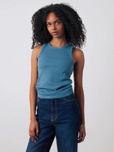Geripptes Racer-Top via Honest Basics