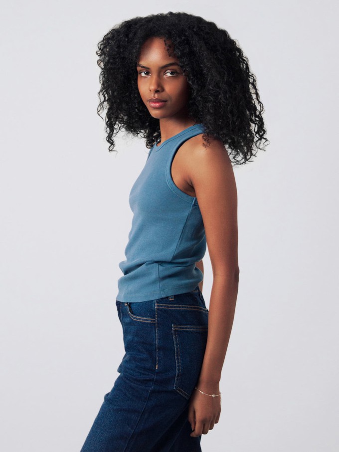 Geripptes Racer-Top from Honest Basics