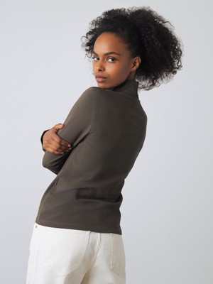 Jersey-Rollkragenpullover from Honest Basics