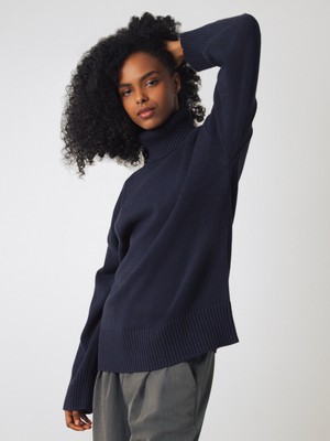 Chunky Rollkragenpullover Frauen from Honest Basics