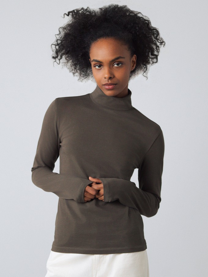 Jersey-Rollkragenpullover from Honest Basics