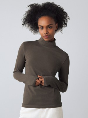 Jersey-Rollkragenpullover from Honest Basics