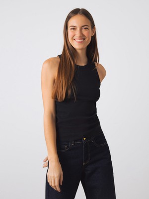 Geripptes Racer-Top from Honest Basics